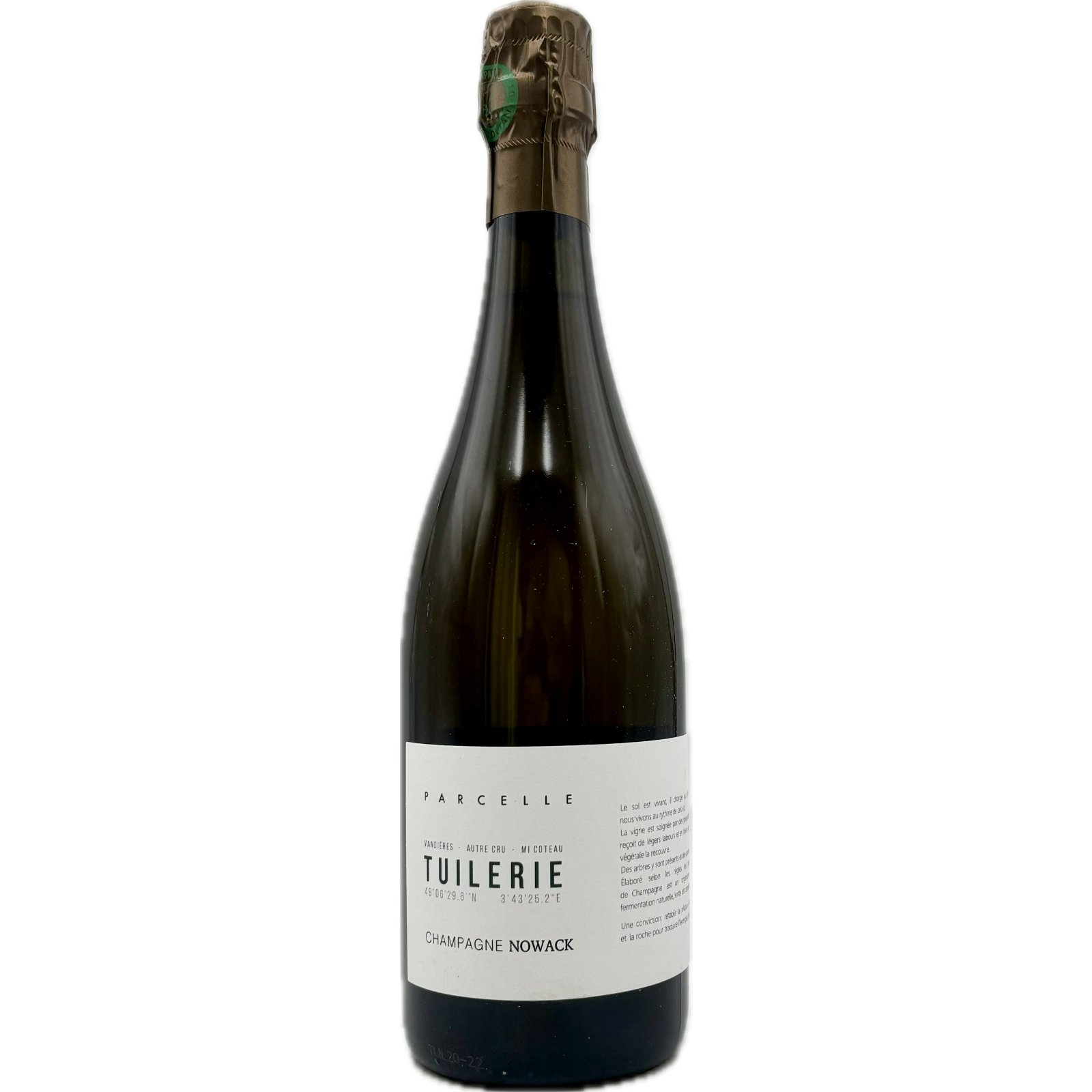 Domaine Nowack – La Tuilerie Chardonnay Extra Brut 2020