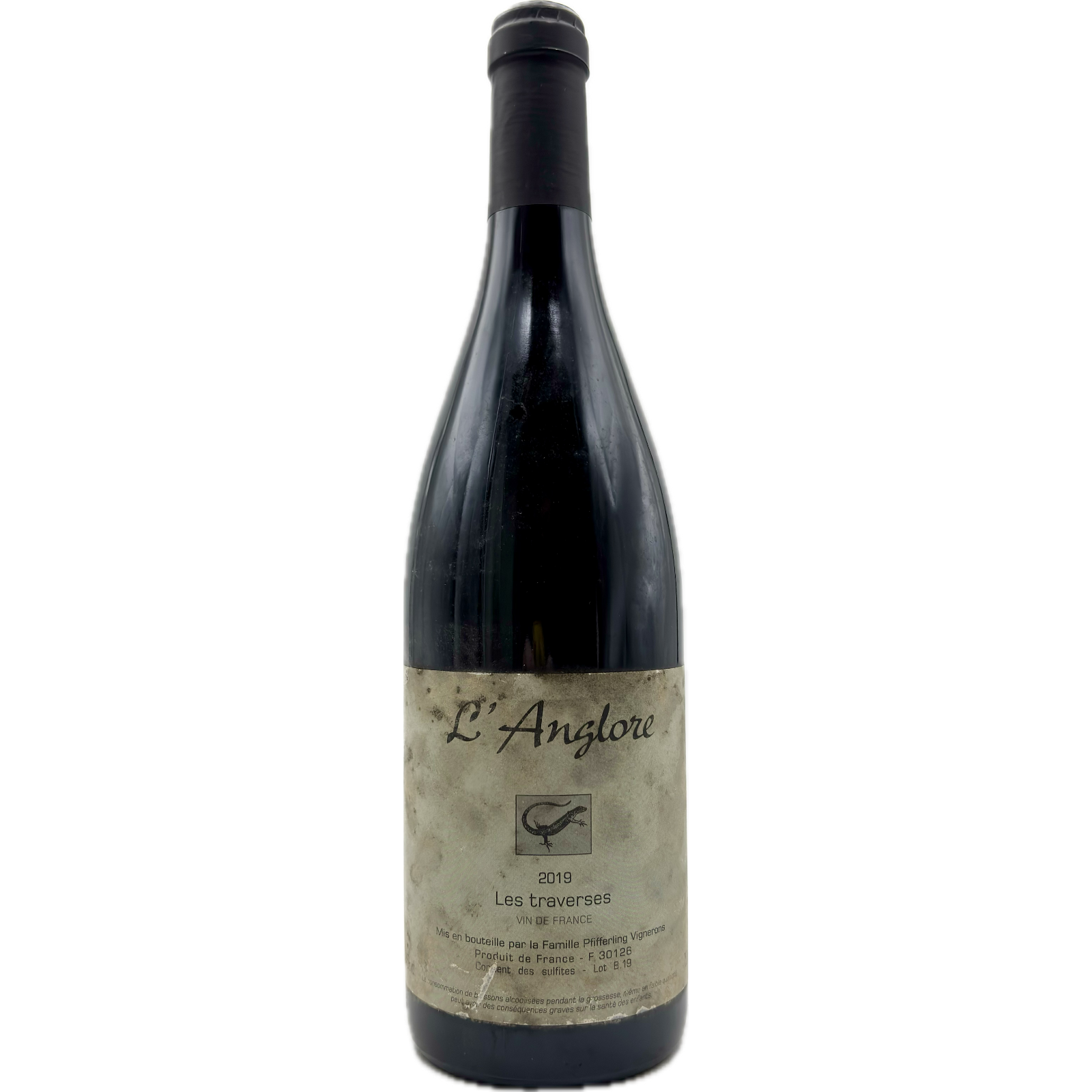 L’Anglore – Les Traverses (étiquette légèrement abimée) 2019