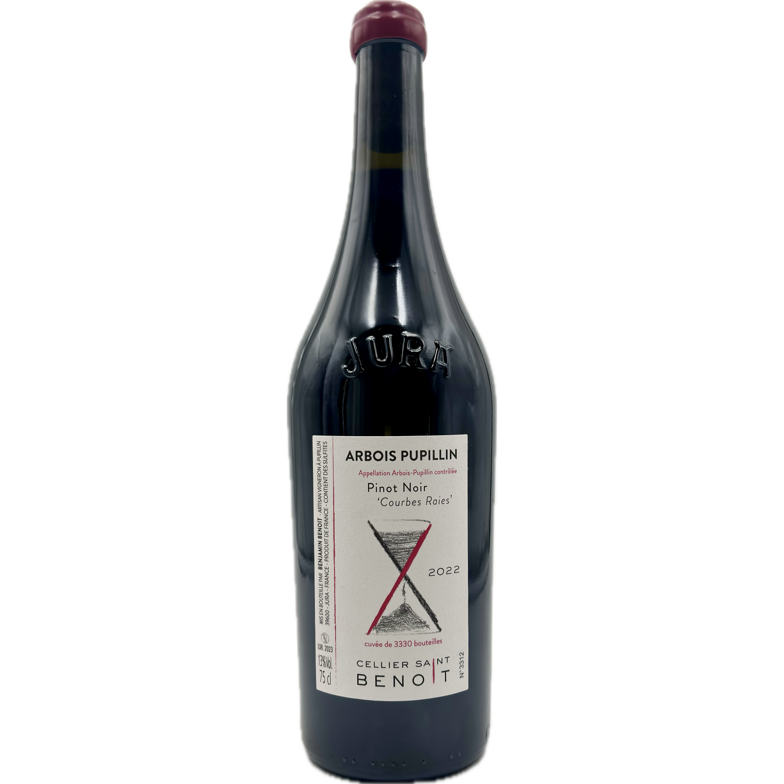 Cellier Saint Benoit – Pinot Noir « Courbes Raies » 2022