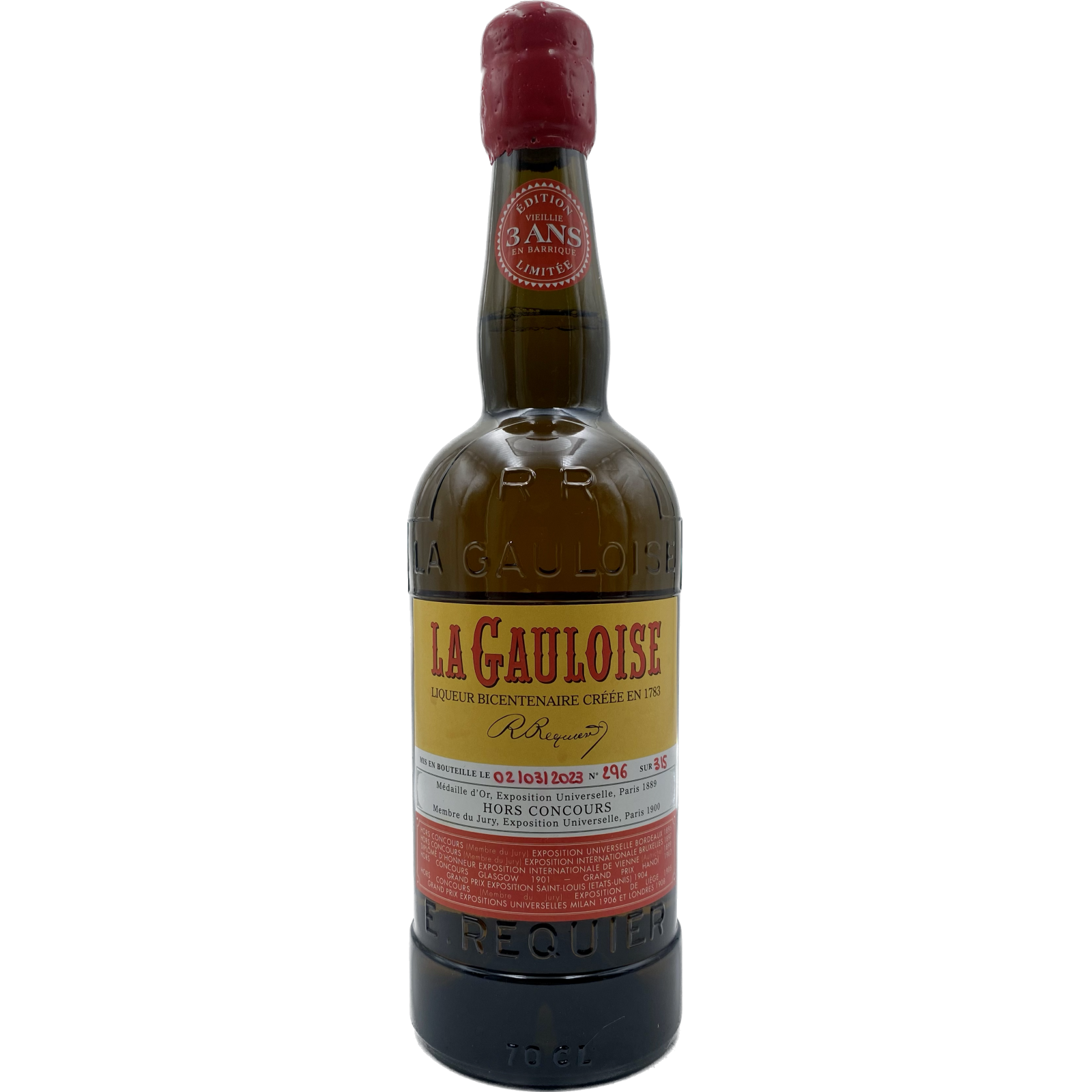 La Gauloise – Liqueur Bicentenaire Jaune Vieillie 3 ans