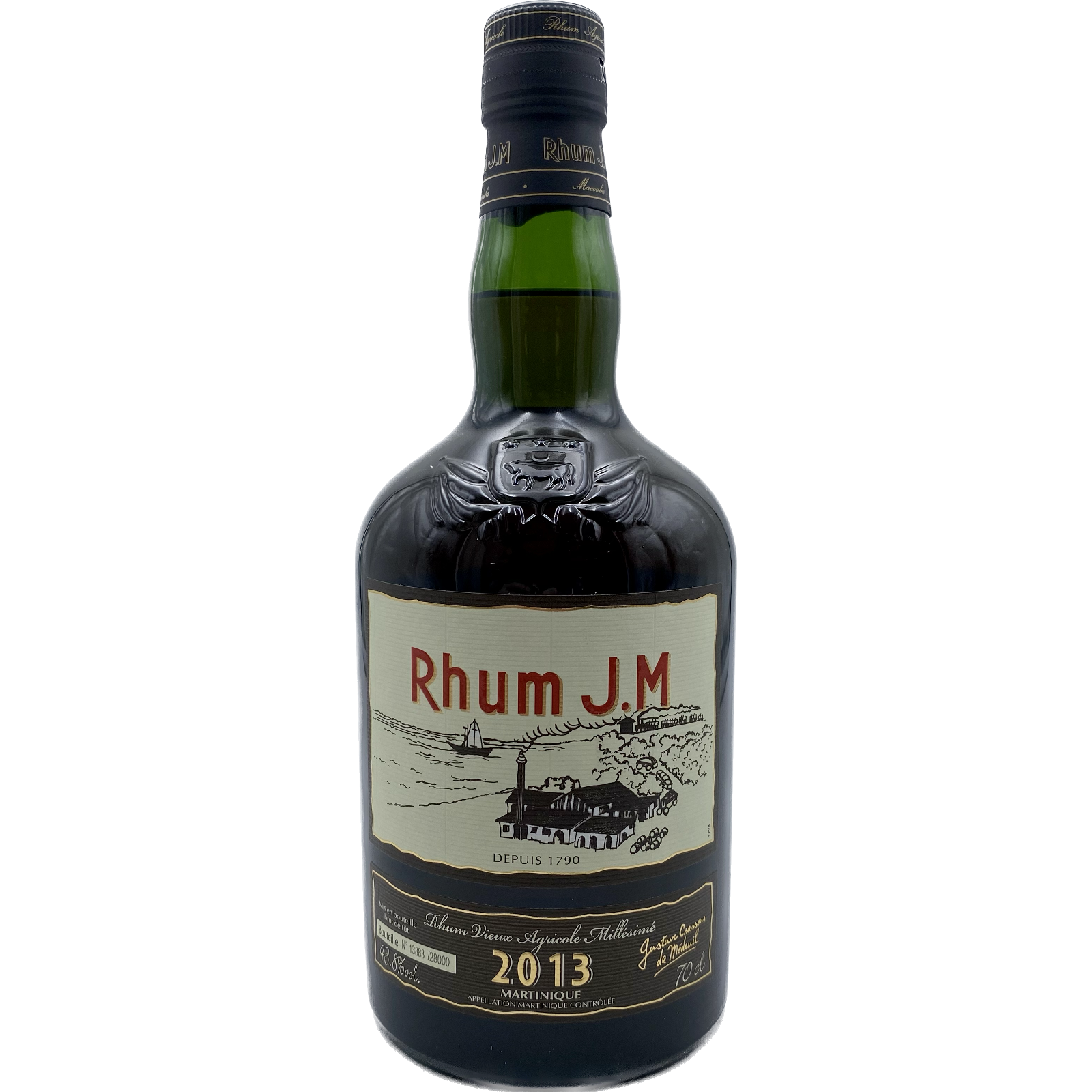 J.M – Rhum Hors d’âge – Millésime 2013 – 10 ans d’âge