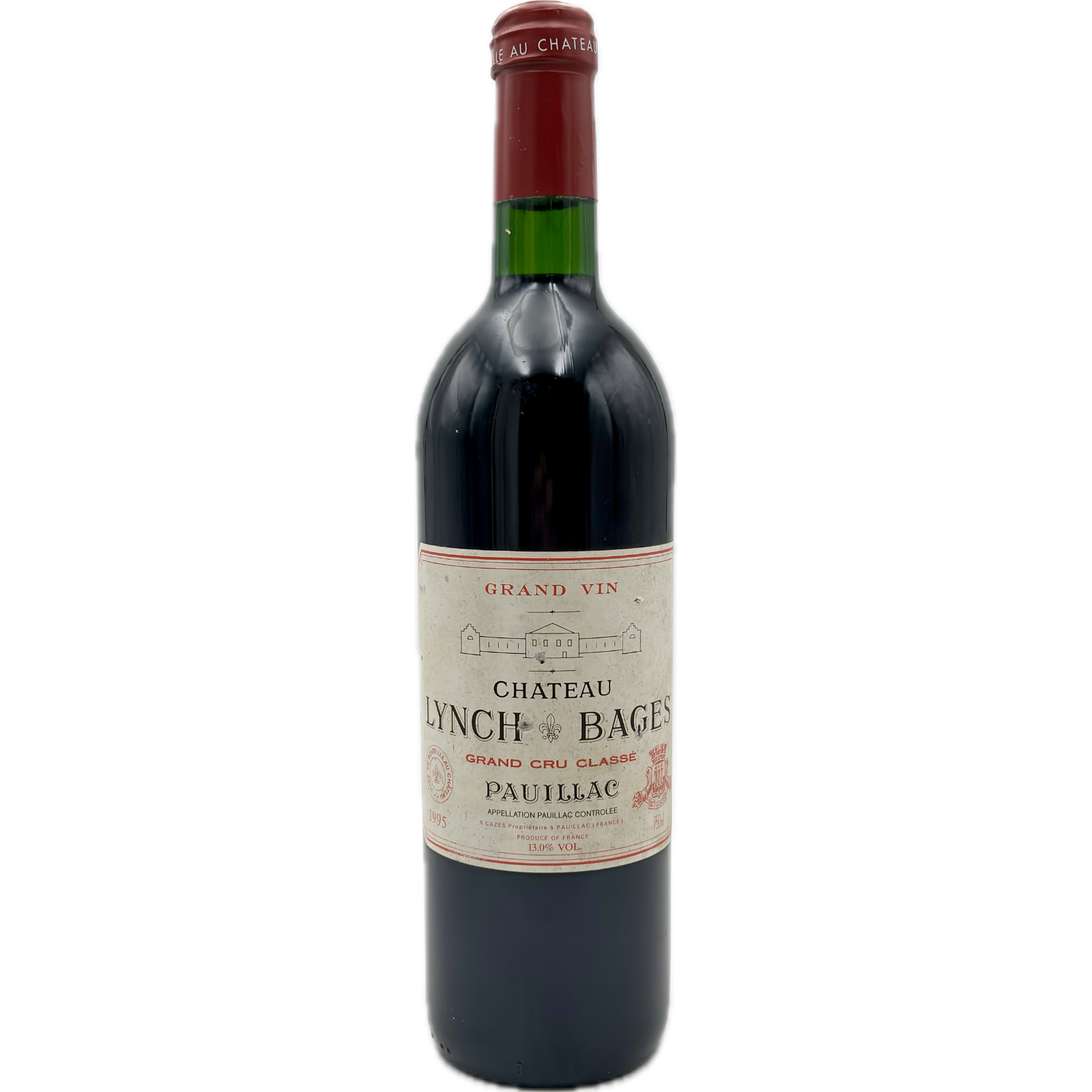 Chateau Lynch-Bages – (Étiquette légèrement abimée) 1995