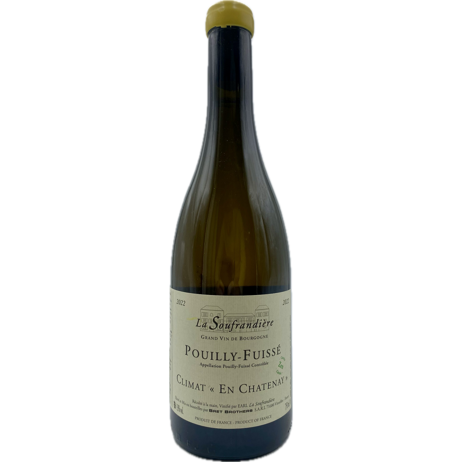 Bret Brothers La Soufrandière – Climat En Chatenay Cuvée Zen 2022