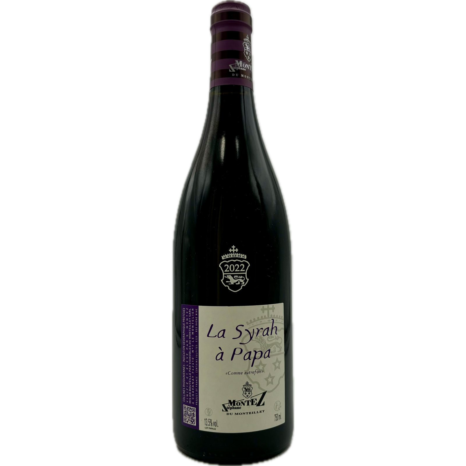 Stephane Montez – Domaine du Monteillet – La Syrah à Papa 2022