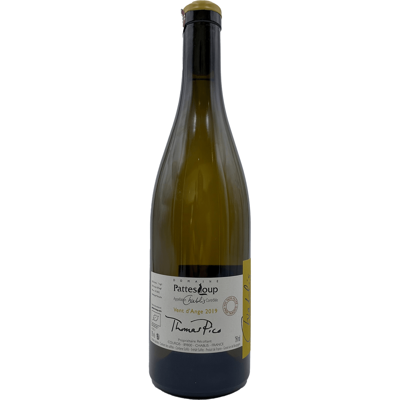 Domaine Pattes Loup – Vent d’Ange Mise Tardive 2019